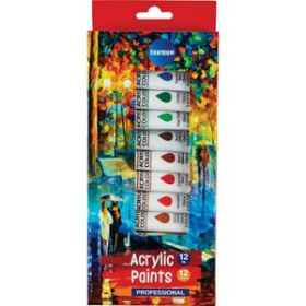 Pinturas acrílicas PINTURA ACRILICA CENTRUM 12 ml (Tubo) COLORES SURTIDOS ESTUCHE de 12 10201981  749124