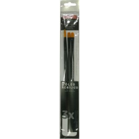 Pinceles y accesorios de pintura PINCEL TALENS ART CREATION OLEO Y ACRILICO MODELO L BOLSA de 3