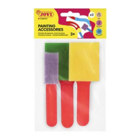Pinceles y accesorios de pintura PINCEL de ESPUMA JOVI GRANDE JUEGO de 3 10210078  6830-6