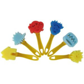 Pinceles y accesorios de pintura TAMPON de ESPUMA SMART 140x60 FORMAS SURTIDO PACK de 6 10205576  768/26