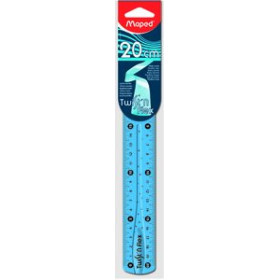 Instrumentos de medida REGLA MAPED TWIST&FLEX 20 CM FLEXIBLE IRROMPIBLE 10205589  768/56