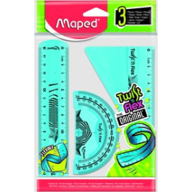 Instrumentos de medida KIT 3 REGLAS TWIST & FLEX IRROMPIBLE MAPED 10201292  8850-6