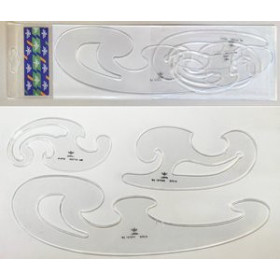 Instrumentos de medida PLANTILLAS JUEGO 3 CURVAS BURMESTER CON BOLSA DFH 10206276  302422268