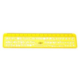 Instrumentos de medida PLANTILLA ESCOLAR de ROTULACION 6mm 10206272  302422264