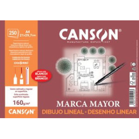 Papel técnicas secas: Blocs y láminas LAMINA GUARRO-CANSON DIBUJO MARCA MAYOR 160g A4 10204335  2065403
