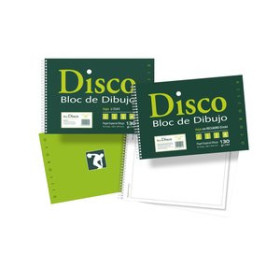 Papel técnicas secas: Blocs y láminas BLOC DE DIBUJO ZORRILLA DISCO CON ESPIRAL LISO 230x340 mm 130g 20h 10203120  ABT-491