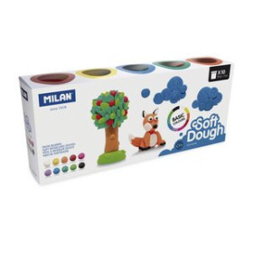 Pasta blanda PASTA MODELAR MILAN SOFT DOUGH BASICOS CAJA de 10 (botes de 85 gr.) 62501023  612369773