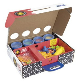 Pasta blanda PASTA MODELAR MILAN SOFT DOUGH CARAS DIVERTIDAS MALETIN DE 4 (botes de 116 gr.) 62501009  612369232