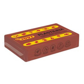 Plastilina PLASTILINA JOVI 70 PASTILLA 50 gr. MARRON CAJA DE 30 62501021  812369744