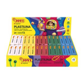Plastilina PLASTILINA JOVI 70 PASTILLA 50 gr. SURTIDO COLORES BASICOS CAJA DE 30 (6x 5 col.) 62502043  642514935