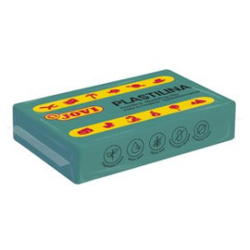 Plastilina PLASTILINA JOVI 70 PASTILLA 50 gr. VERDE OSCURO CAJA DE 30 62502037  642514507