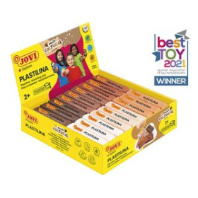 Plastilina PLASTILINA JOVI 70 PASTILLA 50 gr. SURTIDO COLORES MULTICULTURAL CAJA DE 18 (3x 6 col.) 62502050  642515838