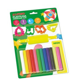 Plastilina PLASTILINA ALPINO BLISTER 10+2 17GR + HERRAMIENTAS 62501960  542346657