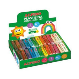 Plastilina PLASTILINA ALPINO STANDARD 50.GR CAJA 24 SURTIDAS 62501955  842346248