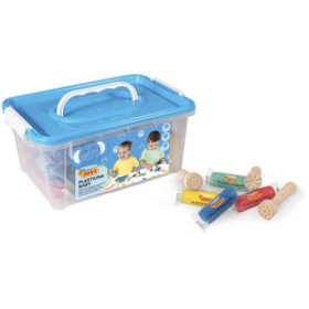 Plastilina PLASTILINA JOVI BABY MY FIRST 38 gr. BAUL ESCOLAR DE 20 (incluye 9 sellos de madera) 62501962  842346710