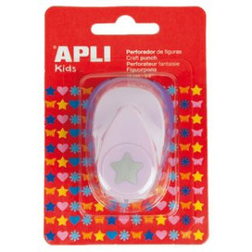 Taladros de figuras y formas TALADRO FANTASIA APLI 16 mm ESTRELLA LILA 62501593  612544820