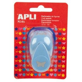 Taladros de figuras y formas TALADRO FANTASIA APLI 16 mm MARIPOSA AZUL 62501594  612544918