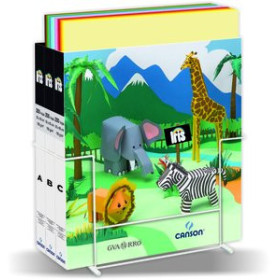 Cartulinas CARTULINA 50x65 cm IRIS 185g CAJAS EXPOSITORAS SOPORTE METALICO VACIO (3x200) 62401418  612409774