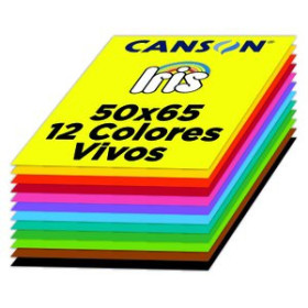 Cartulinas CARTULINA 50x65 cm IRIS 185g COLORES VIVOS PAQUETE de 120 62501447  612530640