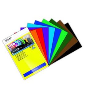 Cartulinas CARTULINA A4 SIRIO 220g LISO/RUGOSO COLORES INTENSOS PAQUETE de 10 62404128  622427100