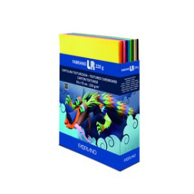 Cartulinas CARTULINA 50x70 FABRIANO 220g LISO/RUGOSO EXPOSITOR CAJA de 400 62501351  812518768