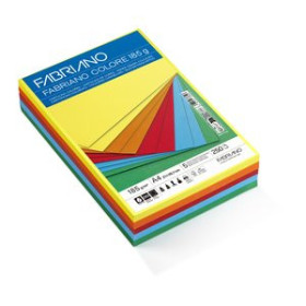 Cartulinas CARTULINA A4 FABRIANO COLORE 185g PAQUETE DE 250 COLORES INTENSOS 62404807  412441857