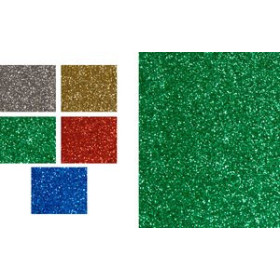 Cartulinas CARTULINA PURPURINA 50x65 cm FIXO KIDS 250g VERDE PAQUETE de 5 62403744  612422820