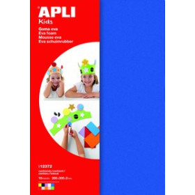 Goma EVA GOMA EVA APLI HOJA 22x30 cm (A4) BOLSA 10 colores 62403897  612454510