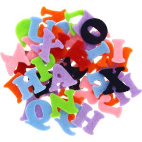 Fieltro FIGURAS FIELTRO FIXO KIDS LETRAS PACK de 100 62403945  812465744