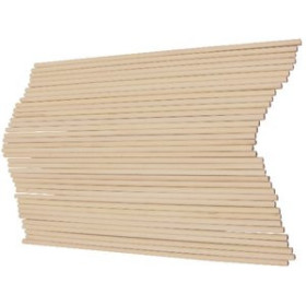 Palillos y pinzas de madera PALILLOS REDONDOS FIXO KIDS MADERA NATURAL 20 cm. PACK de 36 62502123  642532855