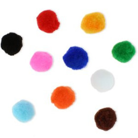 Pom-pom y plumas POM POM SMART COLORES 5 cm. SURTIDOS PACK de 52 62501182  512508068