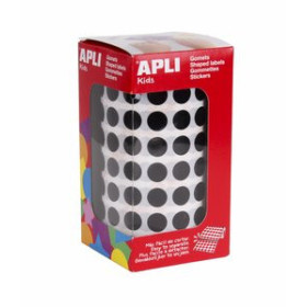 Gomets en rollo y caja GOMETS APLI  ROLLO 59h CIRCULO Ø 10