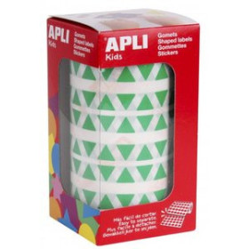 Gomets en rollo y caja GOMETS APLI  ROLLO 59h TRIANGULO 10