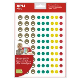 Gomets en bolsa GOMETS APLI  BOLSA 12h REMOVIBLES CARA FELIZ PEQUEÑA (16801) 62504346  412588857