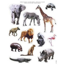 Gomets en bolsa GOMETS APLI  BOLSA 2h REMOVIBLES ANIMALES SABANA (16621) 62504230  612558640