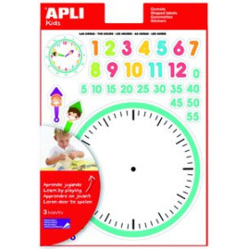 Gomets en bolsa GOMETS APLI TEMATICOS BOLSA  3h REMOVIBLES LAS HORAS 90 uds. (12789) 62404216  822487512