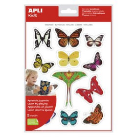 Gomets en bolsa GOMETS APLI TEMATICOS BOLSA 2h REMOVIBLES MARIPOSAS 24 uds. (18730) 62601677  612679232