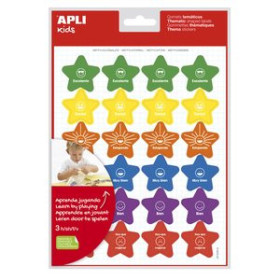 Gomets en bolsa GOMETS APLI TEMATICOS BOLSA 3h REMOVIBLES MOTIVOCIONALES 72 uds. (19223) 62601685  612679640