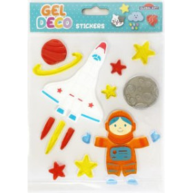 Stickers en bolsa STICKERS GRUPO GLOBAL GIFT BOLSA 1h GEL DECO ASTRONAUTA 2 62503945  612505846