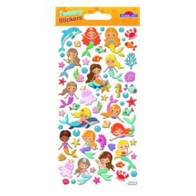 Stickers en bolsa STICKERS GRUPO GLOBAL GIFT BOLSA 1h TWEENY FOAMY SIRENAS 62601079  612610185