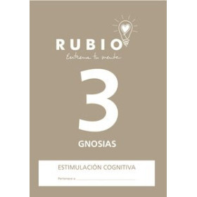 Cuadernos Rubio CUADERNO RUBIO A4 ESTIMULACION COGNITIVA GNOSIAS Nº 3 (Deterioro cognitivo moderado-grave) 62601899  642617774