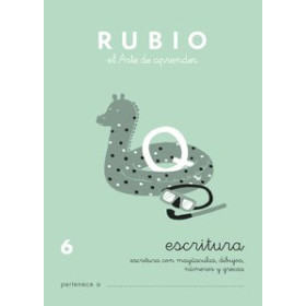 Cuadernos Rubio CUADERNO RUBIO A5 ESCRITURA Nº 6 (+7 años) 62601501  612650461