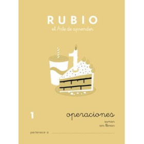 Cuadernos Rubio CUADERNO RUBIO A5 OPERACIONES y PROBLEMAS Nº 1 - SUMAS SIN LLEVAR (+6 años) 62601512  612650773