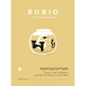 Cuadernos Rubio CUADERNO RUBIO A5 OPERACIONES y PROBLEMAS Nº 6 - DIVISIONES DECIMALES