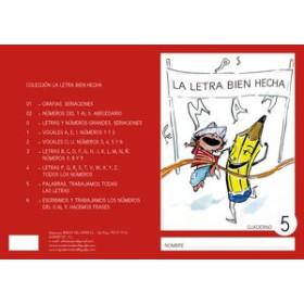 Cuadernos Rebost (castellano) CUADERNO REBOST (CAS.) LA LETRA BIEN HECHA "MAYUSCULAS" Nº 5 62003506  642049860