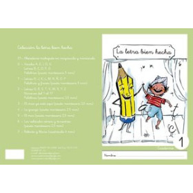 Cuadernos Rebost (castellano) CUADERNO REBOST (CAS.) LA LETRA BIEN HECHA "MINUSCULAS" Nº 1 62003501  442049747