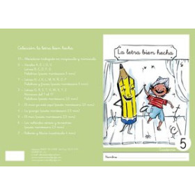 Cuadernos Rebost (castellano) CUADERNO REBOST (CAS.) LA LETRA BIEN HECHA "MINUSCULAS" Nº 5 62003500  842049744