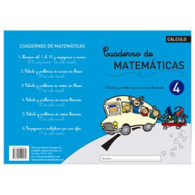Cuadernos Rebost (castellano) CUADERNO REBOST (CAS.) MATEMATICAS Nº 4 62003537  642051918