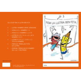 Cuadernos Rebost (catalán) CUADERNO REBOST (CAT.) FEM LA LLETRA BEN FETA "MAJUSCULAS" Nº 1 62003534  442051847