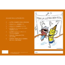 Cuadernos Rebost (catalán) CUADERNO REBOST (CAT.) FEM LA LLETRA BEN FETA "MAJUSCULAS" Nº 6 62601993  742630611